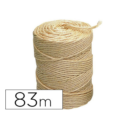 CORDILL SISAL (COLOR CRU) BOBINA 400gr 83m.