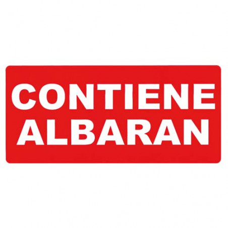 ETIQUETES CONTIENE ALBARAN 050x100 APL295 (200u)