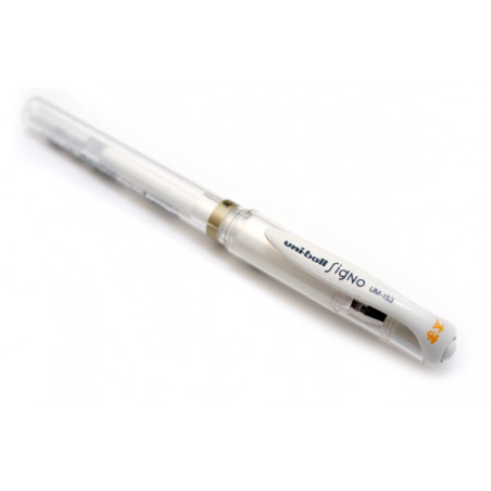 ROLLER UNI-BALL UM153 BLANC 1mm