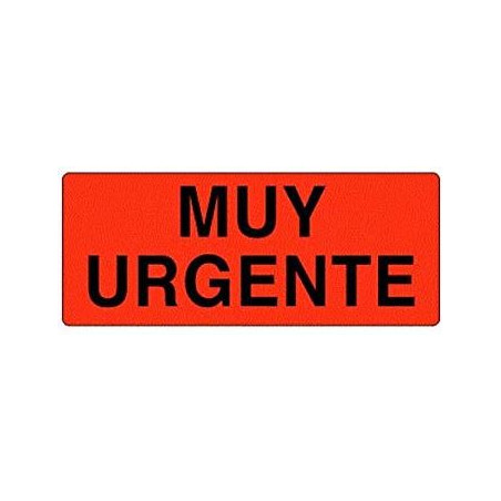ETIQUETES MUY URGENTE (094x33) (1000u)