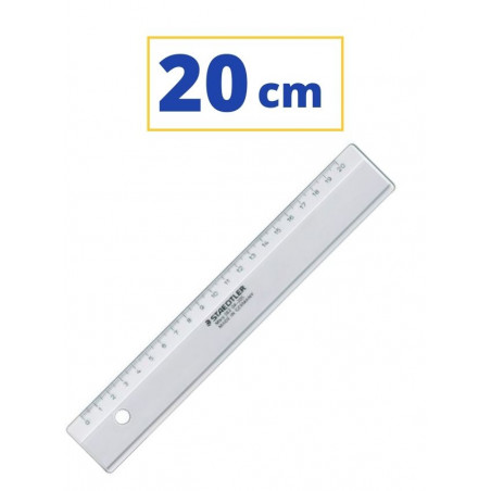 REGLE PLASTIC  20 CM.