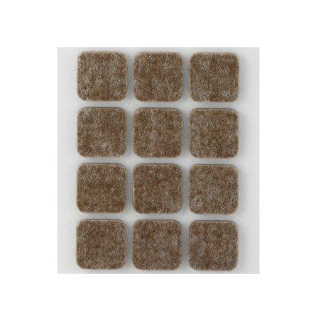PROTECTOR FIELTRO 022x22mm MARRO (12u.) (FE)