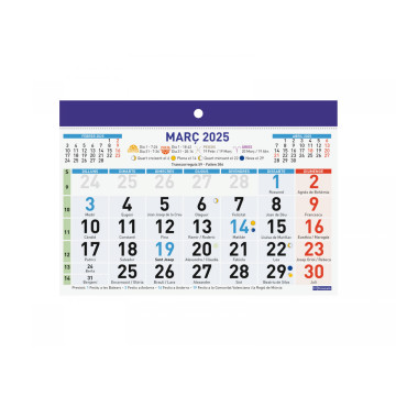 CALENDARI FALDILLA M/V 150x105 CATALA FINOCAM (F91)
