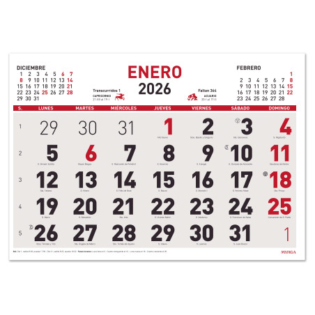 CALENDARI FALDILLA M/V 430x310 SP (MYRGA 1594)
