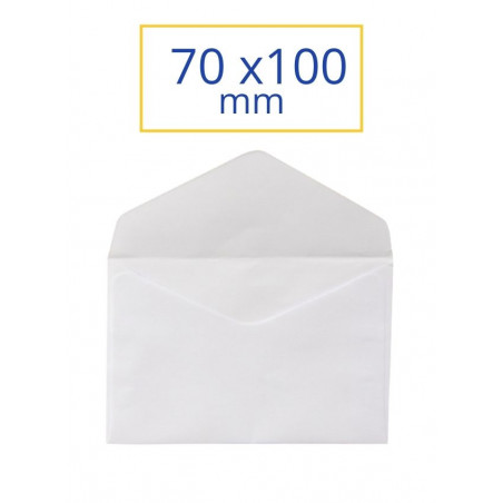 SOBRE BLANC 070x100 TARJETA (100u)