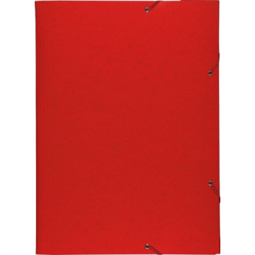 Carpeta gomas A3 3 solapas cartón rojo Future Natu