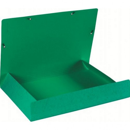 Carpeta gomas A3 3 solapas cartón verde Future Nat