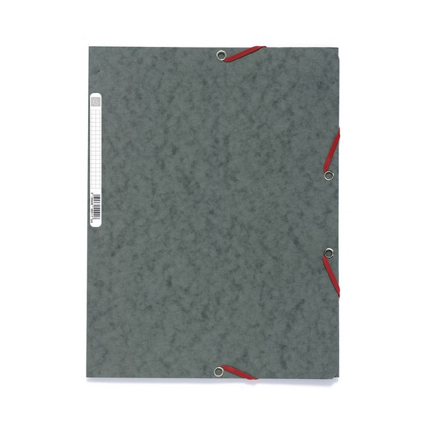 Carpeta gomas A4 3 solapas cartón gris Future Nature Exacompta Carpeta gomas A4 3 solapas cartón gris Future Nature Exacompta