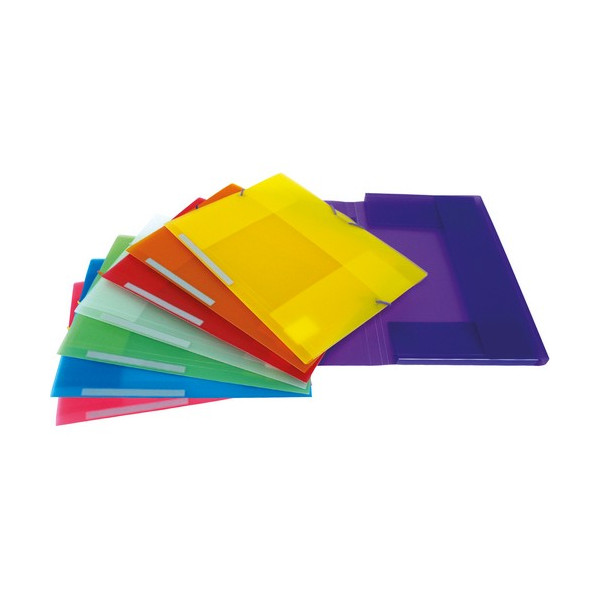 Carpeta gomas folio 3 solapas PP Colorgraf Natural Carpeta gomas folio 3 solapas PP Colorgraf Natural