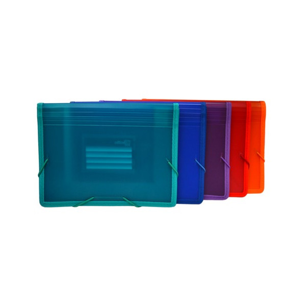 Carpeta gomas y fuelle XXL Supra 260x190mm PP. Naranja Carpeta gomas y fuelle XXL Supra 260x190mm PP. Naranja