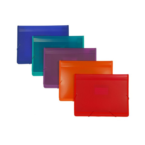 Carpeta gomas y fuelle XXL Supra 340x250mm PP. Verde Carpeta gomas y fuelle XXL Supra 340x250mm PP. Verde