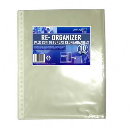 Pack de 10 fundas para Carpetas fundas reorganizab