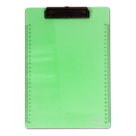 Soporte transparente con pinza A4 230x320mm. PP ve