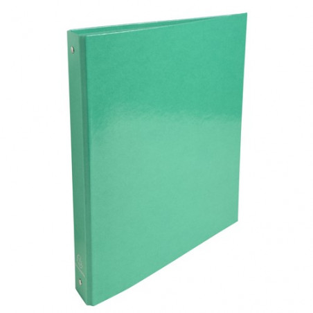 Carpeta anillas A4 4 anillas 30mm cartón forrado Iderama  verde