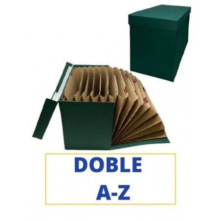 CARP. ACORDEON TRANSFER FOLI DOBLE (390x255x200)(16 bosses)VERD