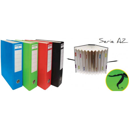 CARP. ACORDEON FOLI (350x260x080) CARTRO A-Z (12 bosses) ARXIU