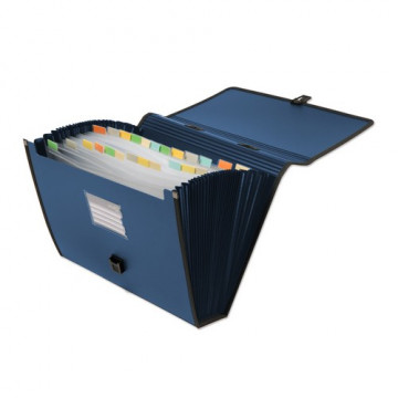 Maletin Clasificador 24 divisiones Color Azul Office Box