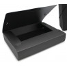 Carpeta proyecto Folio forrado Ecoproject Gomas-Solapas 5 cm. Negro
