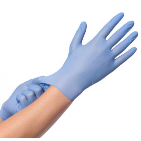 GUANTS NITRILO PREMIUM BLAUS (M) (150u.)