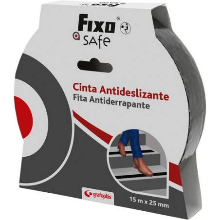 Cinta antideslizante FIXO SAFE 15m x 25mm