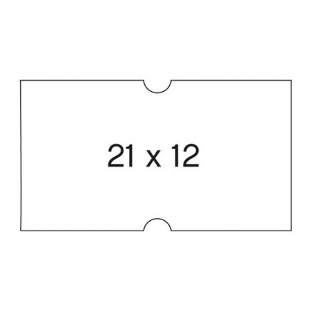 ETIQUETES ETIQ. STD 21x12mm BLANC REMOBIBLE (6u)