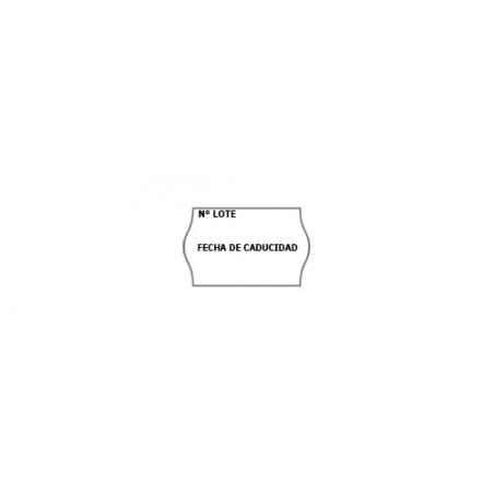 ETIQUETES ETIQ. STD 26x16mm LOTE BLANC REM. (6u.)