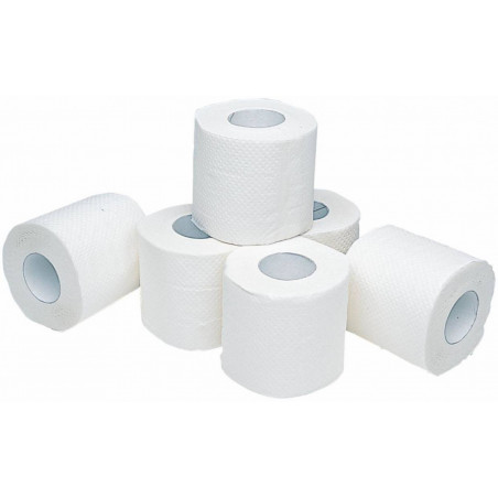 Papel higi‚nico encolado 2 capas 35m celulosa fard