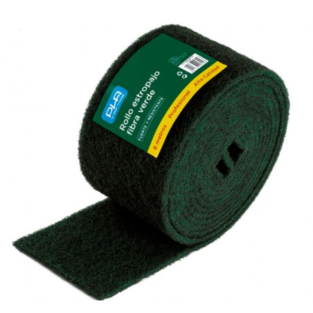 Estropajo fibra verde en rollo 6m