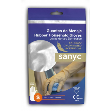 Guantes satinados talla peque¤a, el par