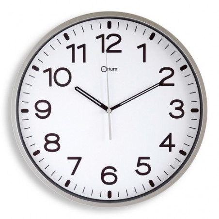 Reloj analógico 30 cm. color Plata Archivo 2000