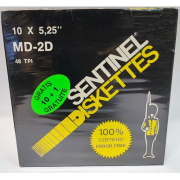 DISKETTE 5" 1/4 2D FMT 3M (10u)