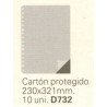 CARTOLINA + PROTEC MULTIFIN-2 230x321 NG 16TAL. D732 (10u)  ABO