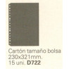 CARTOLINA MULTIFIN-2 230x321 NEGRE 16TAL. D722 (15u)       (ABO)
