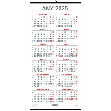 CALENDARI PARED ANY/V 230x490 CAT (MYRGA 1685)