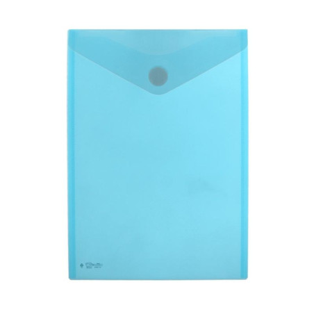 Sobre A4+ PP cierre de velcro 335 x250  mm azul Office Box