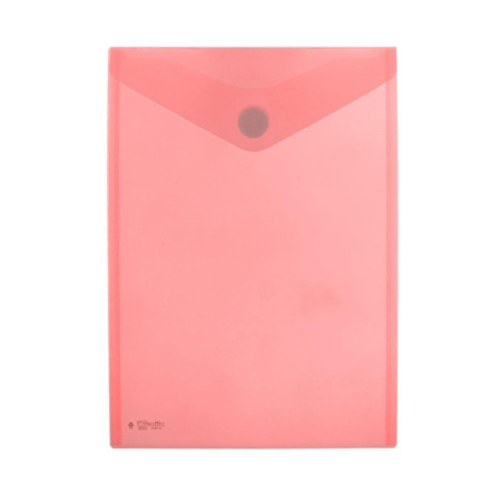 Sobre A4+ PP cierre de velcro 335 x250  mm rojo Office Box