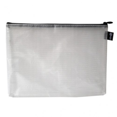 Bolsa Multiusos con cremallera B5- 285 X 225 mm negra Office Box