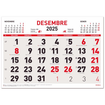 CALENDARI FALDILLA M/V 430x310 CAT (MYRGA 1694)