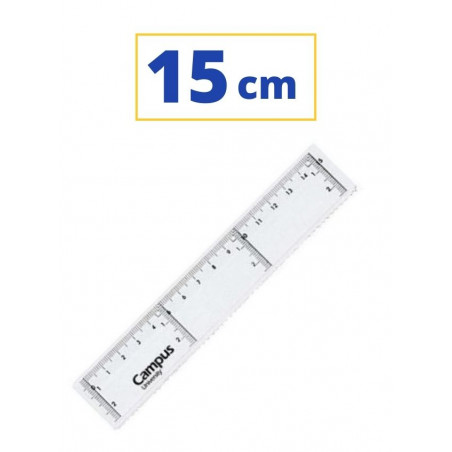 REGLE PLASTIC  15 CM. FANTASIA