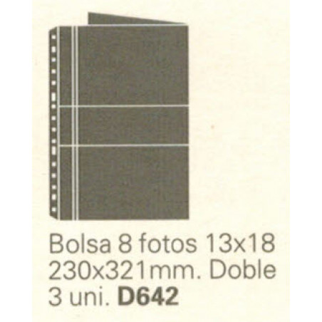 FUNDA MULTIFIN-2 FOTO 13x18 DOBLE 8F. (3u)                 (ABO)
