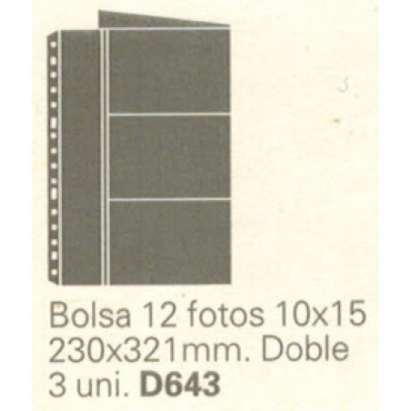 FUNDA MULTIFIN-2 FOTO 10x15 DOBLE 12F. (3u)                (ABO)