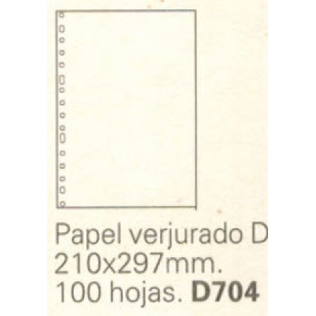 REC. FULLS 16T. MULTIFIN-2 A4 VERJURADO (100f)             (ABO)