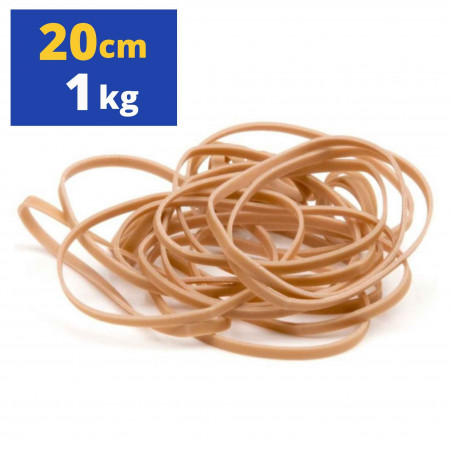 GOMES ELASTIQUES 1K. 20 CM.