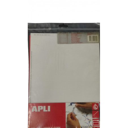 TARGES APLI 195X140 MM.BLANC APL2796/1618    (ABO)