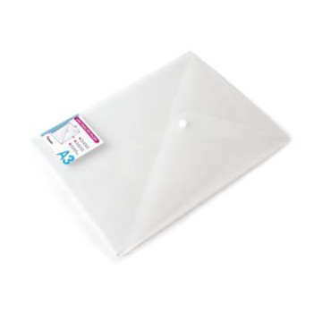 Dossier A4 PP doble con tarjetero Azul Office Box