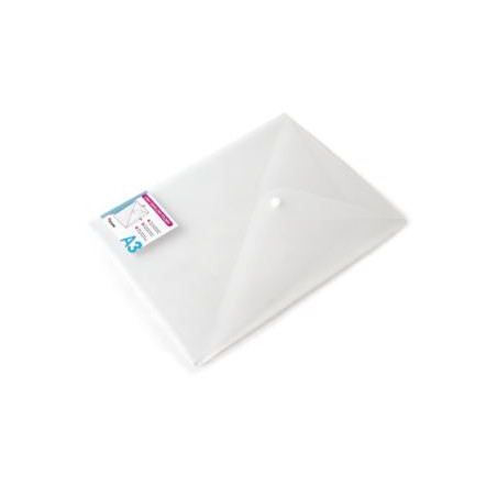 Dossier A4 PP doble con tarjetero Azul Office Box