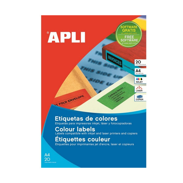 ETIQUETES A4 (2100x2970) (020f/01ef) APL01599 GR ETIQUETES A4 (2100x2970) (020f/01ef) APL01599 GR