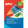 ETIQUETES A4 (1050x0370) (020f/16ef) APL01598 VERD
