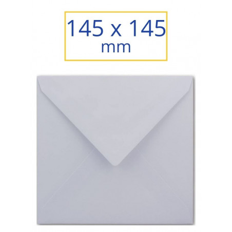 SOBRE BLANC ADH. 145x145 CUADRAT (100u) CHR                (ABO)