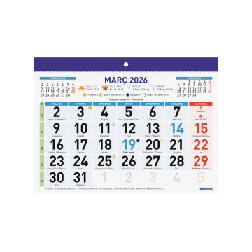 CALENDARI FALDILLA M/V 210x150 CATALA FINOCAM (F92)